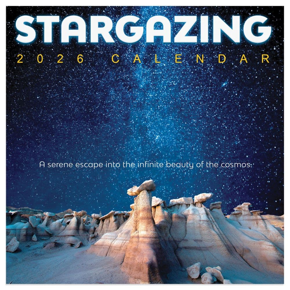 Stargazing 2026 Mini Wall Calendar Main Product Image
