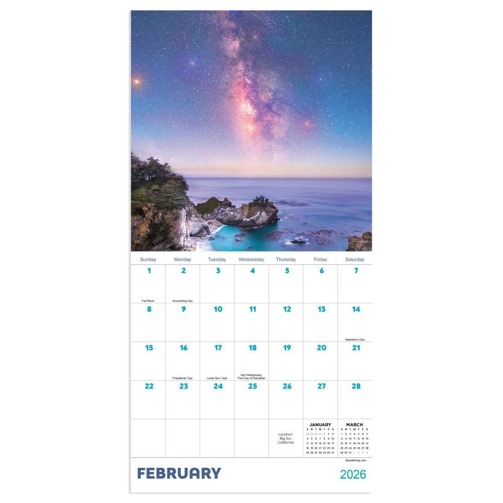 Stargazing 2026 Mini Wall Calendar Second Alternate Image