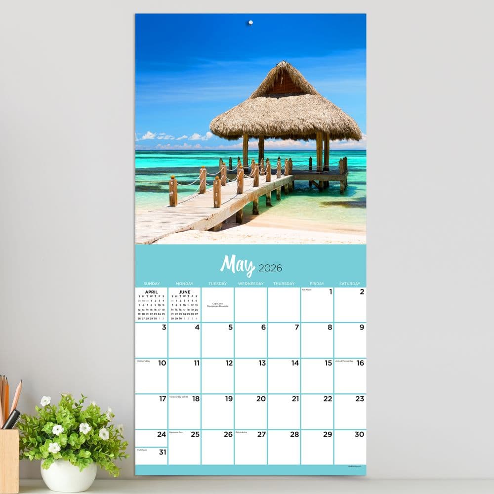 Tropical Escapes 2026 Wall Calendar Third Alternate Image