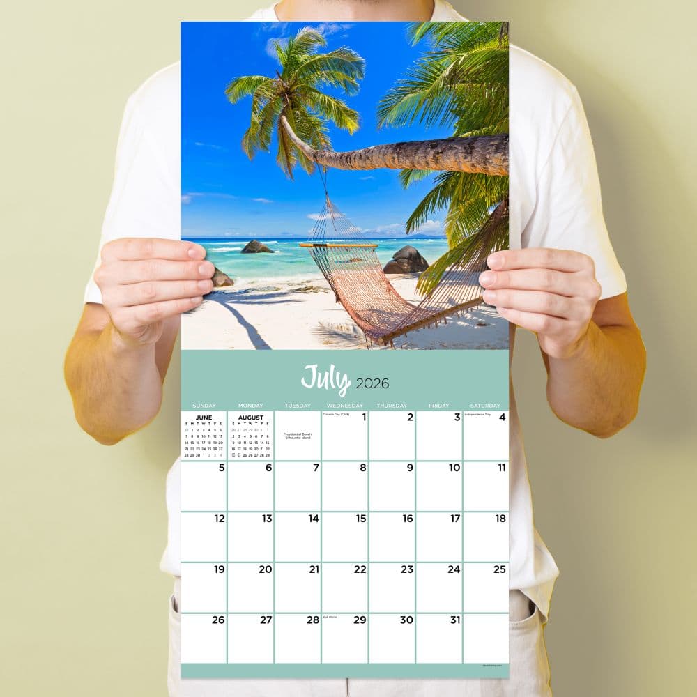 Tropical Escapes 2026 Wall Calendar Fourth Alternate Image