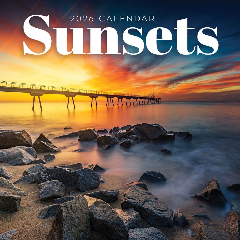 Sunsets 2026 Wall Calendar Main Product Image
