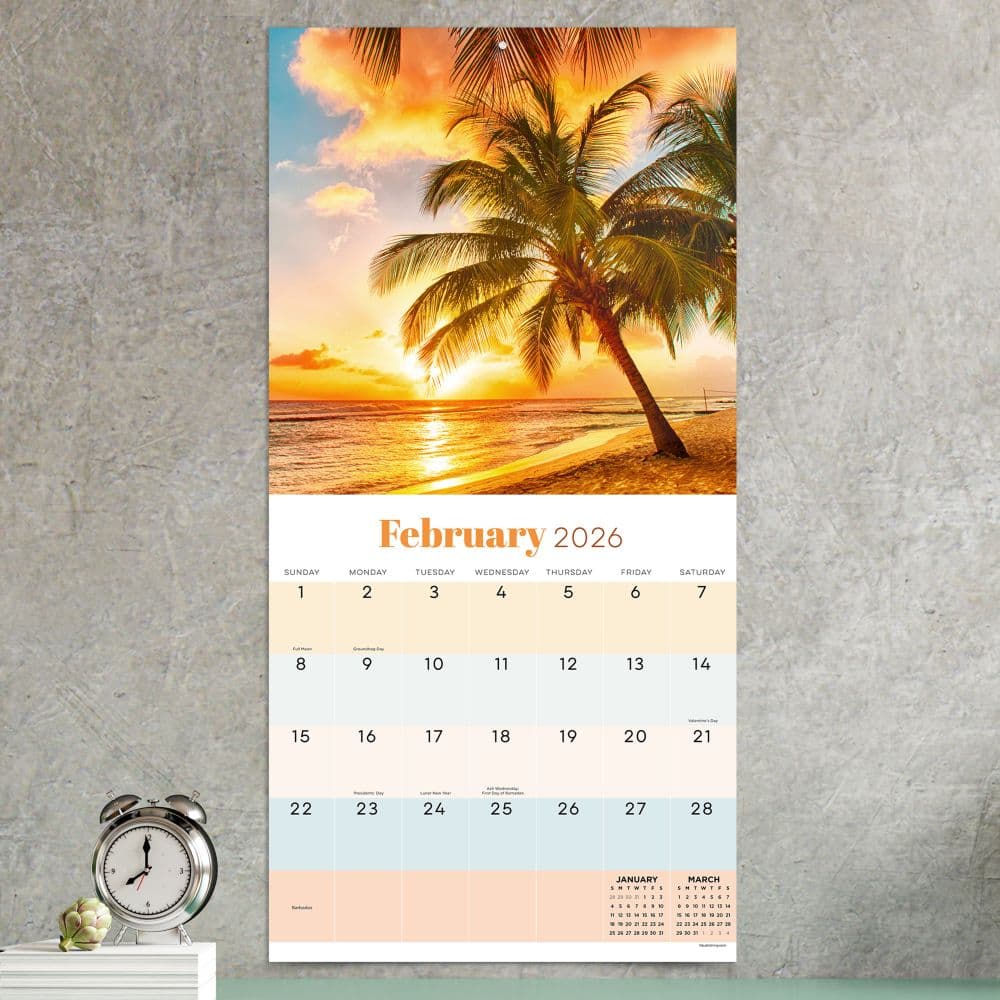 Sunsets 2026 Wall Calendar Third Alternate Image