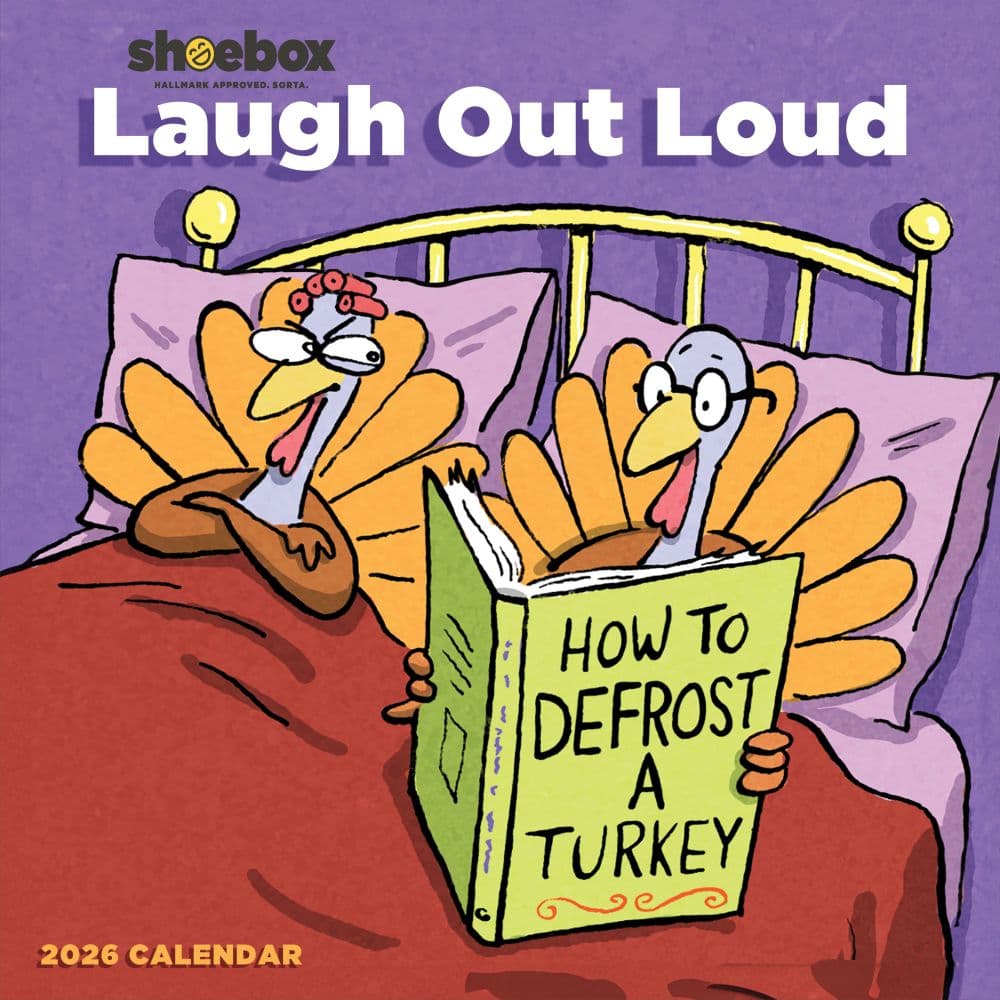 Shoebox Laugh Out Loud 2026 Wall Calendar Main Product Image
