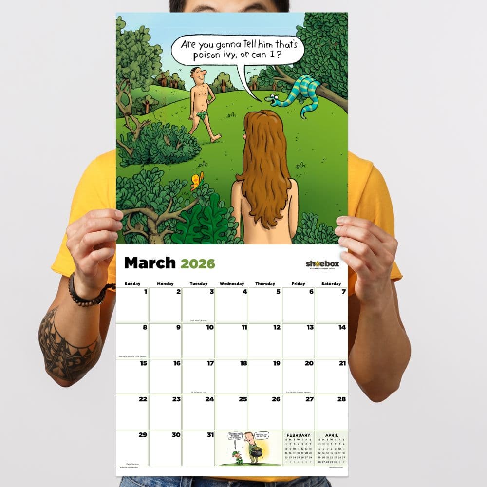 Shoebox Laugh Out Loud 2026 Wall Calendar Fourth Alternate Image