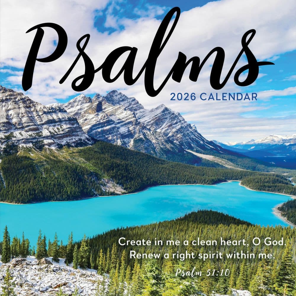Psalms 2026 Wall Calendar
