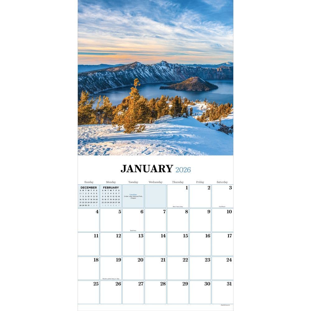 Pacific Northwest 2026 Wall Calendar Second Alternate Image