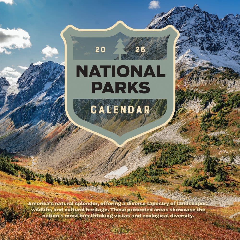 National Parks 2026 Wall Calendar Main Product Image