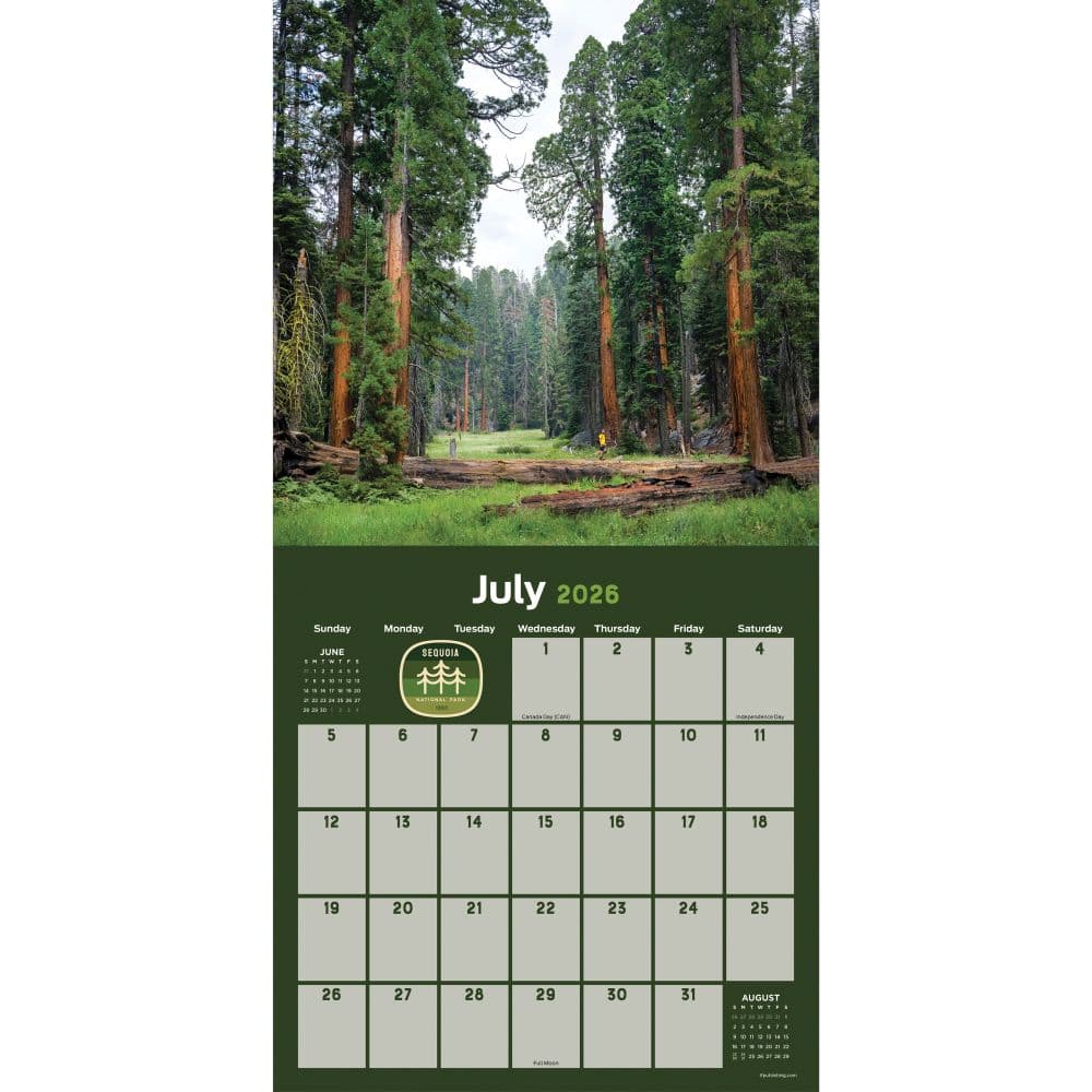 National Parks 2026 Wall Calendar Second Alternate Image