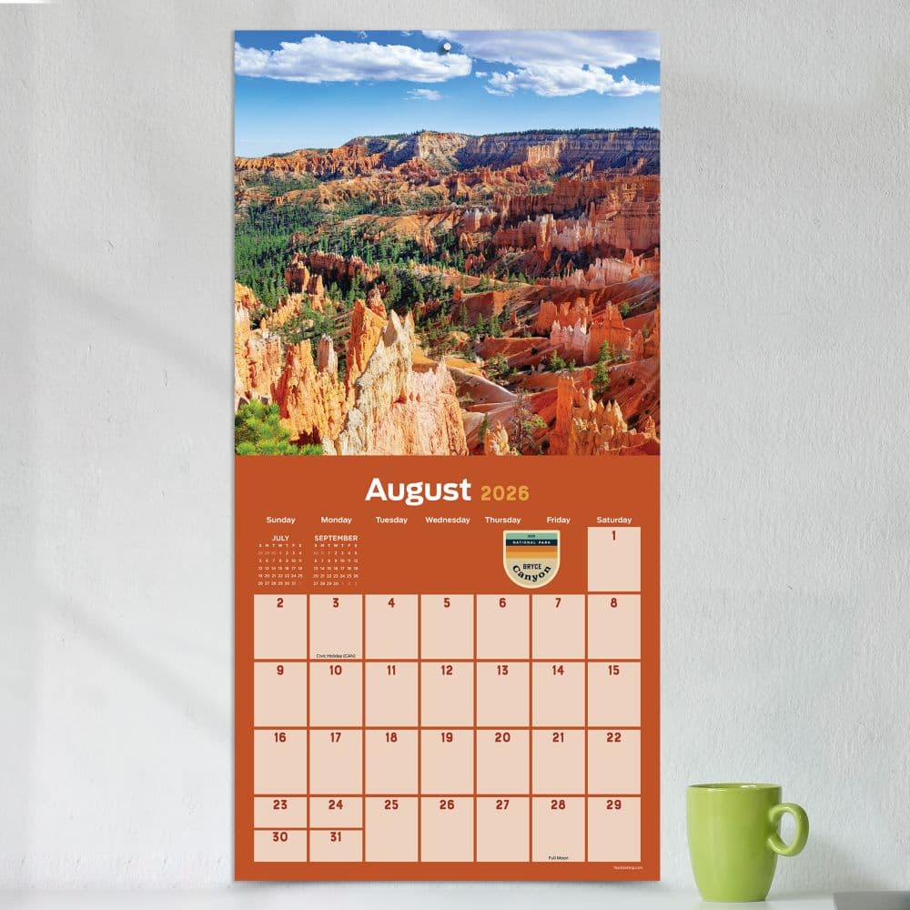 National Parks 2026 Wall Calendar Third Alternate Image