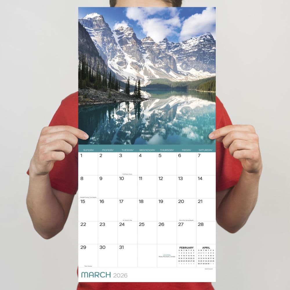Mountains 2026 Wall Calendar Fourth Alternate Image