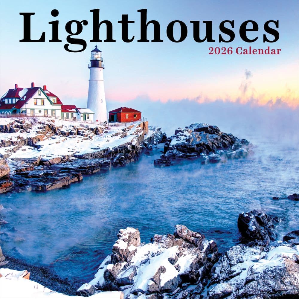 Lighthouses 2026 Wall Calendar Main Product Image