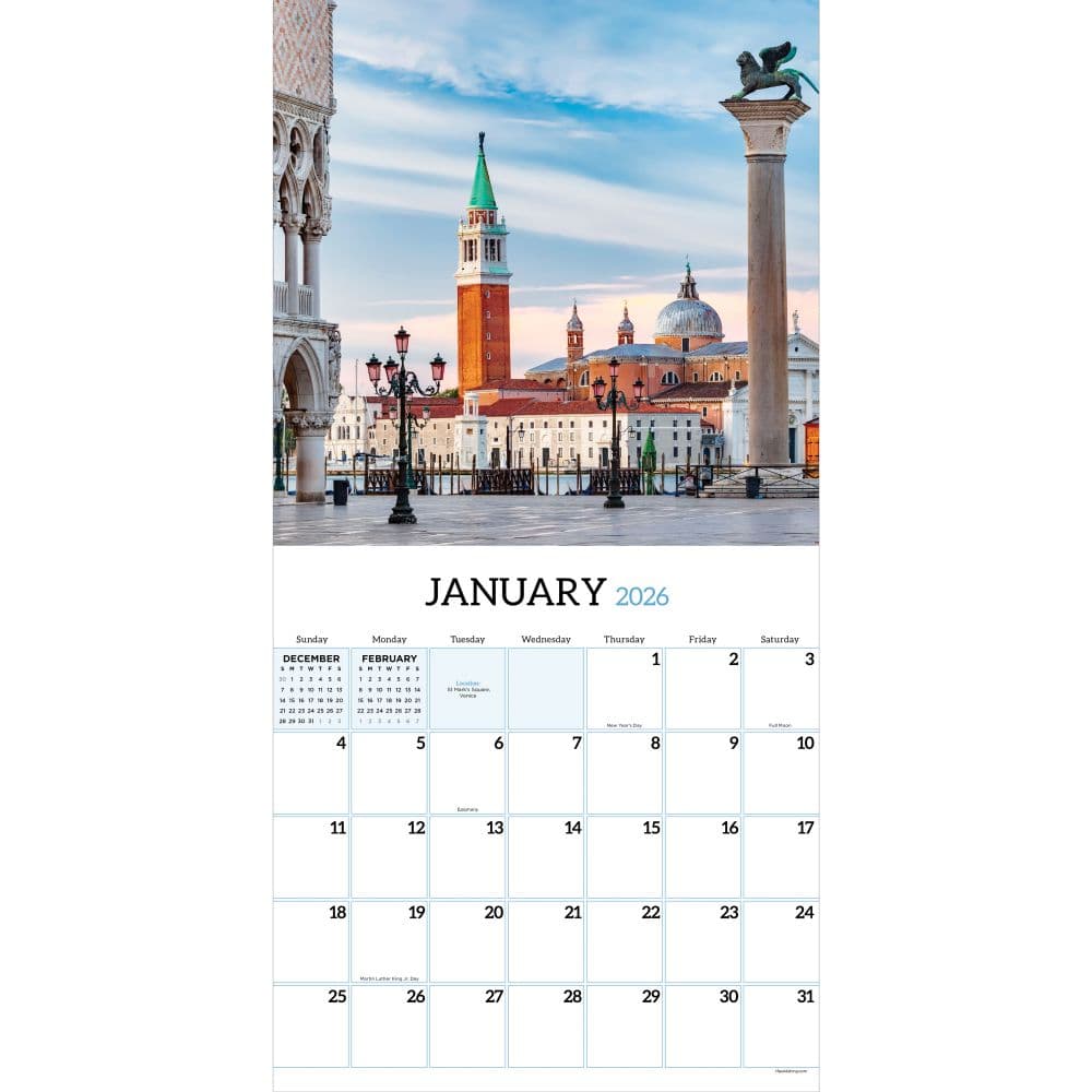 Italy 2026 Wall Calendar Second Alternate Image