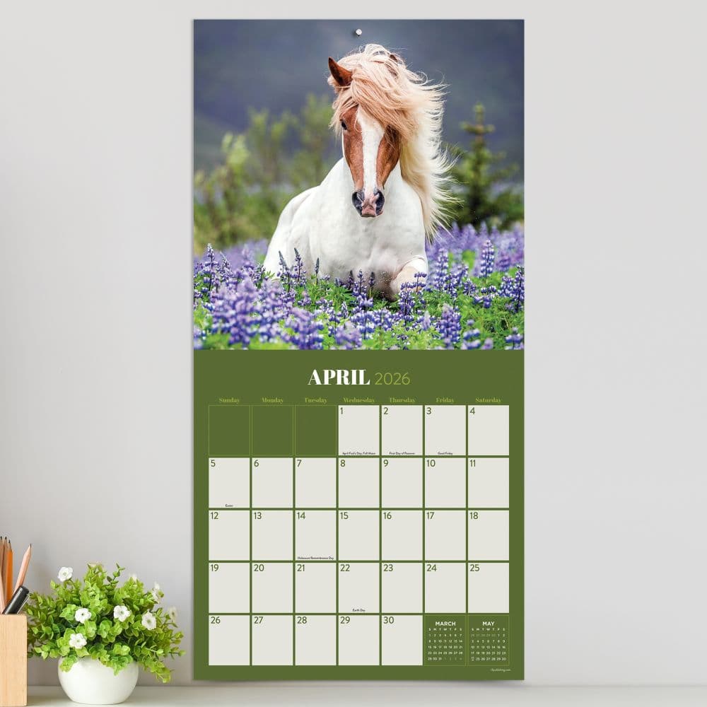Horses 2026 Wall Calendar Third Alternate Image