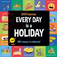 image Every Day a Holiday 2026 Wall Calendar Main Product Image