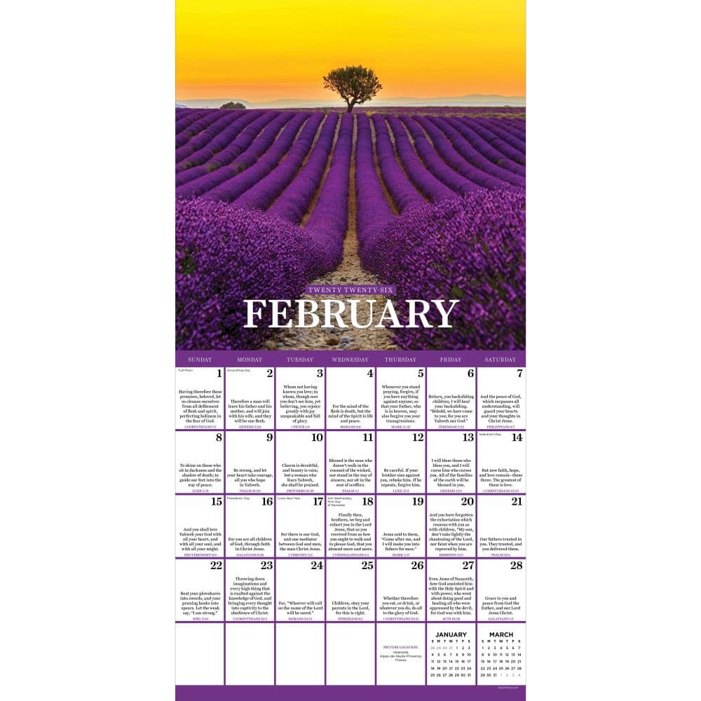 Daily Verse 2026 Wall Calendar Second Alternate Image