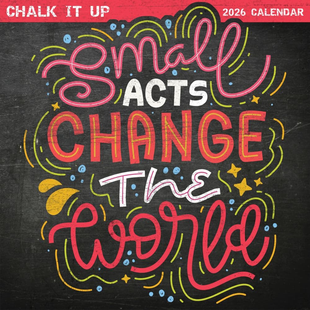 Chalk It Up 2026 Wall Calendar Main Product Image