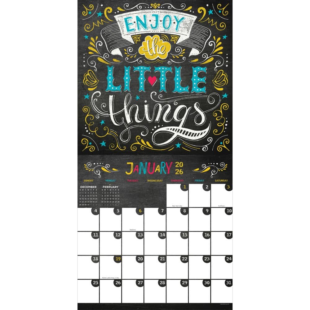 Chalk It Up 2026 Wall Calendar Second Alternate Image