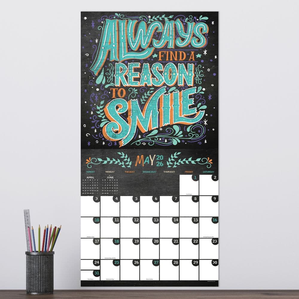 Chalk It Up 2026 Wall Calendar Third Alternate Image
