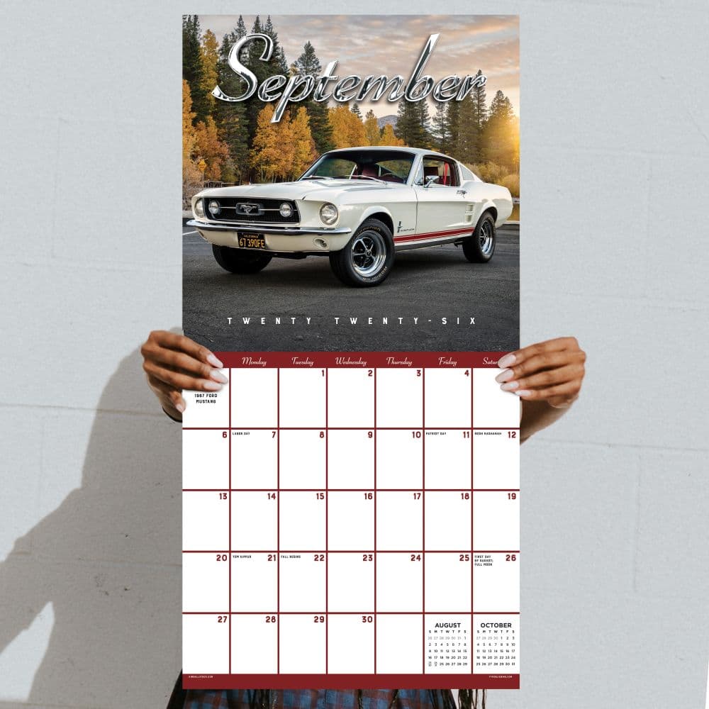 Classic Cars 2026 Wall Calendar Fourth Alternate Image