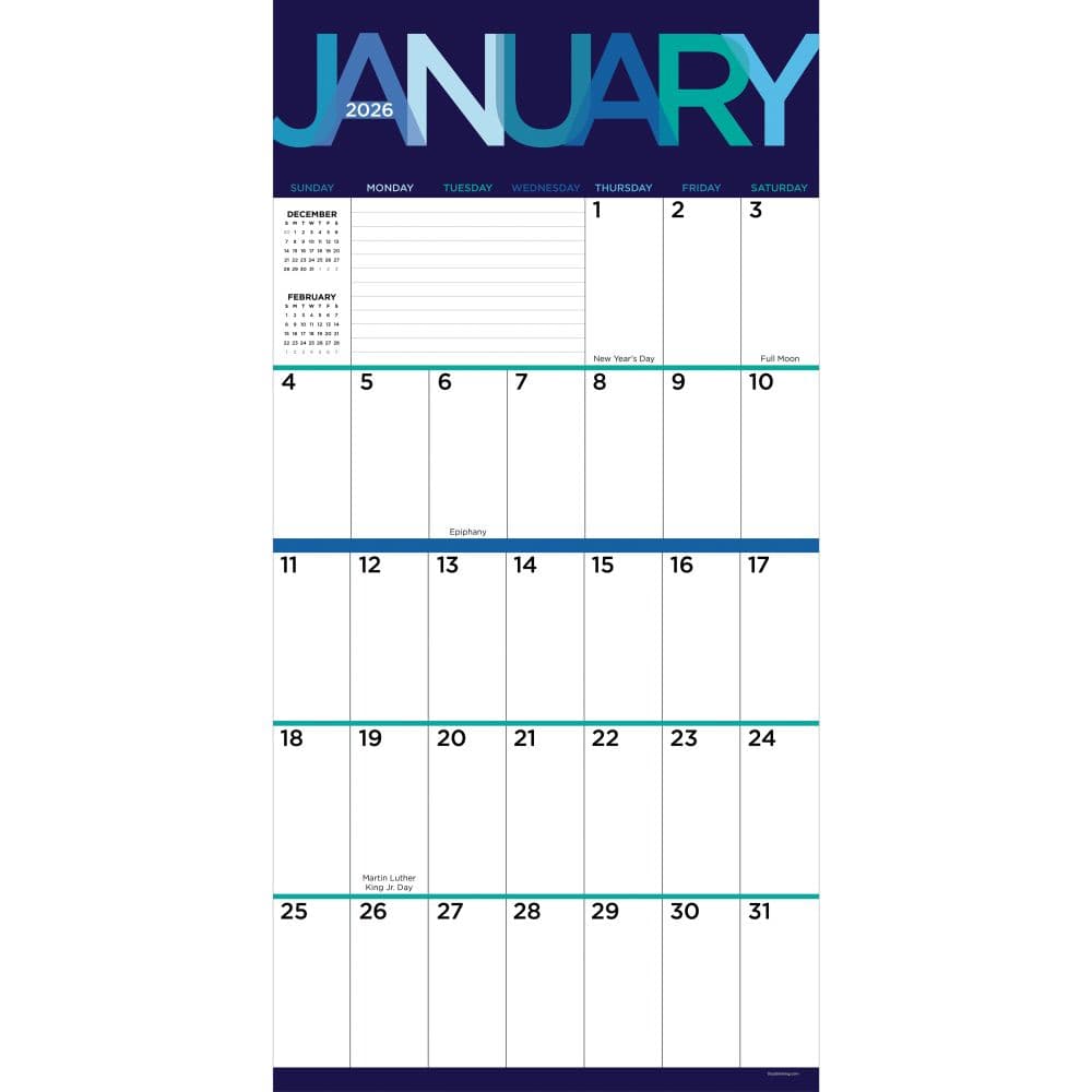 Big Print 2026 Wall Calendar Second Alternate Image