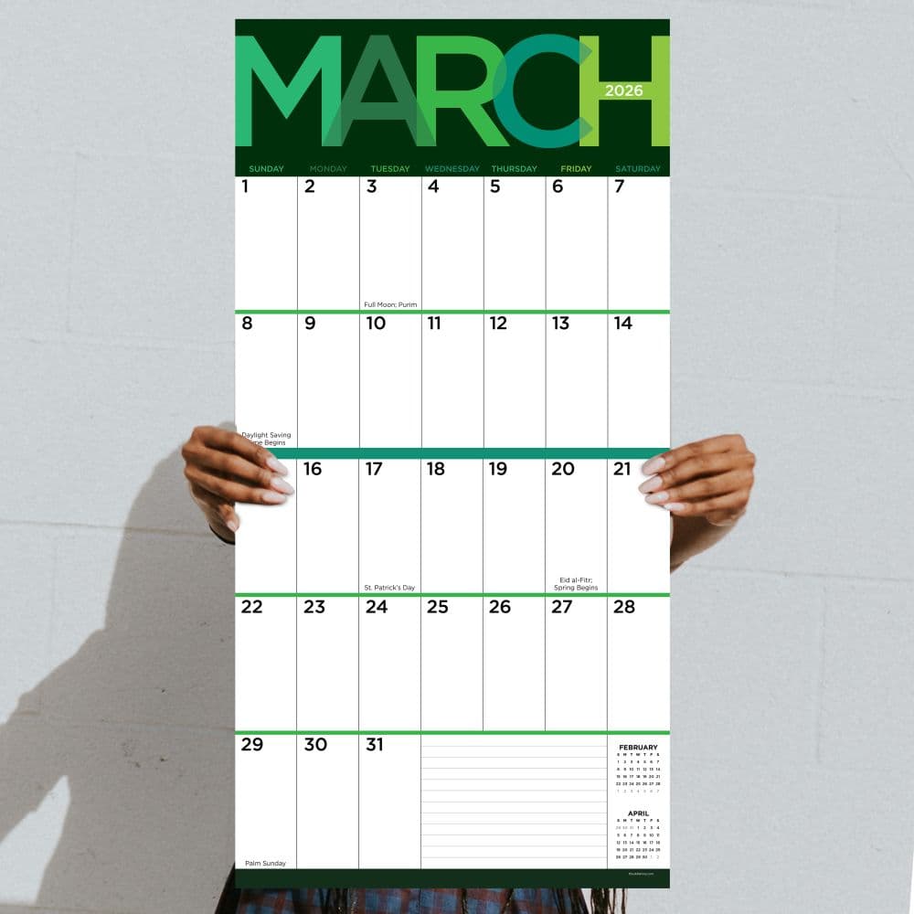 Big Print 2026 Wall Calendar Fourth Alternate Image