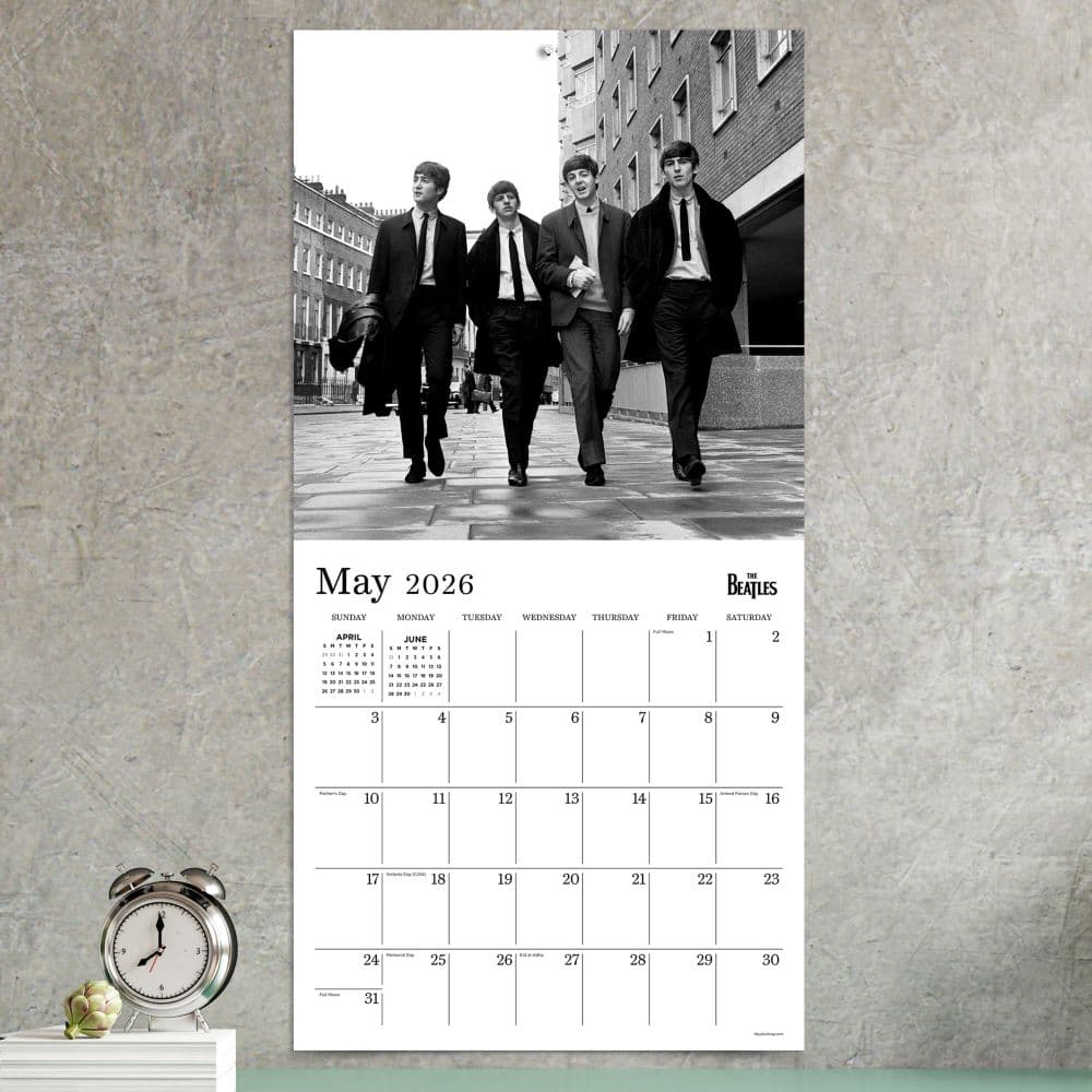 Beatles A Day in the Life 2026 Wall Calendar Third Alternate Image