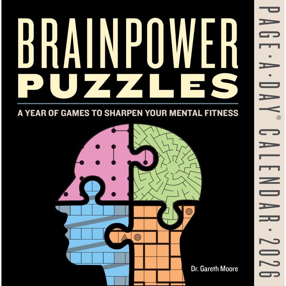 Brainpower Puzzles 2026 Desk Calendar Third Alternate Image