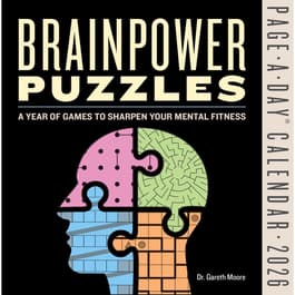 Brainpower Puzzles 2026 Desk Calendar