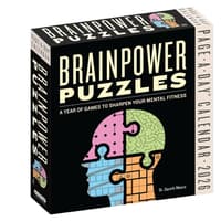 image Brainpower Puzzles 2026 Desk Calendar Main Product Image