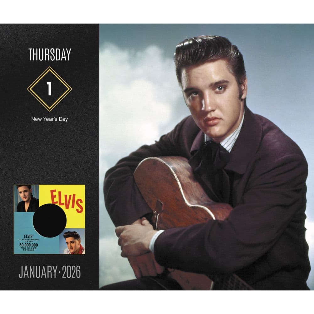 Elvis 2026 Desk Calendar Second Alternate Image