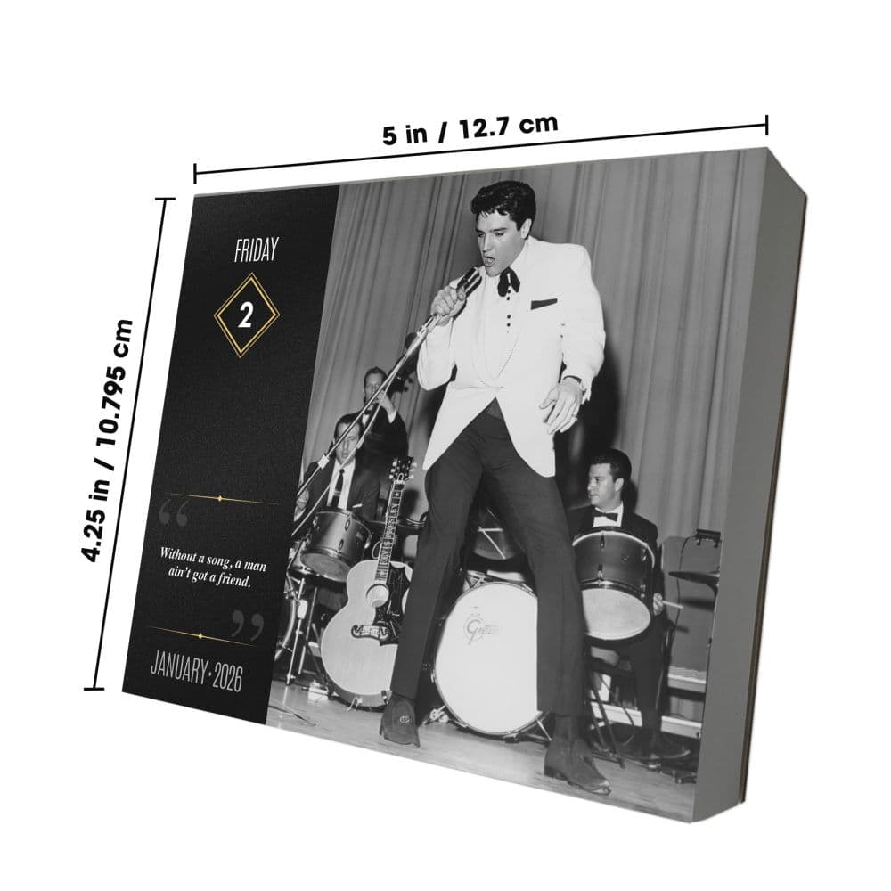 Elvis 2026 Desk Calendar Ninth Alternate Image
