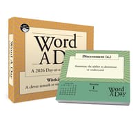 image Word a Day 2026 Desk Calendar Main Product Image