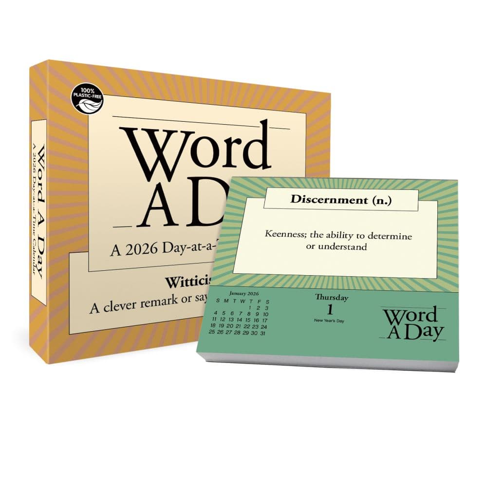 Word a Day 2026 Desk Calendar Main Product Image