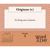 image Word a Day 2026 Desk Calendar Fifth Alternate Image