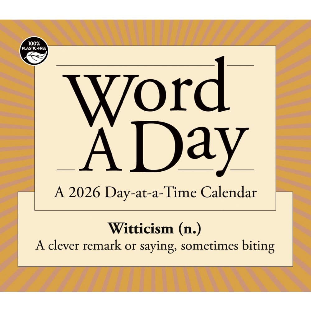 Word a Day 2026 Desk Calendar Sixth Alternate Image