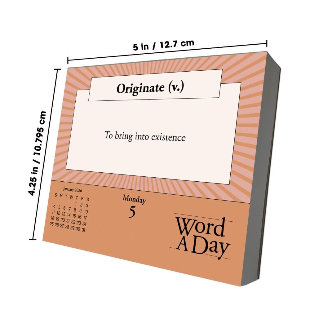 Word a Day 2026 Desk Calendar Ninth Alternate Image