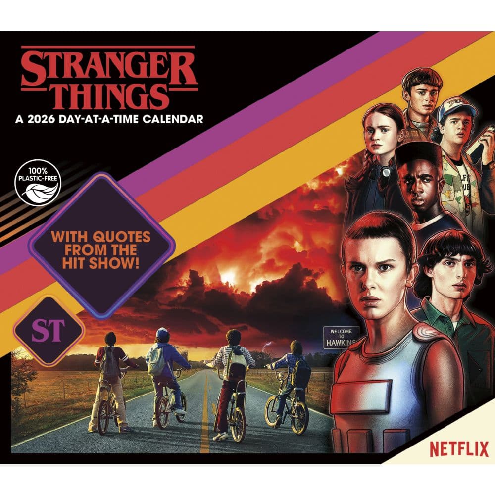 Stranger Things 2026 Desk Calendar Sixth Alternate Image