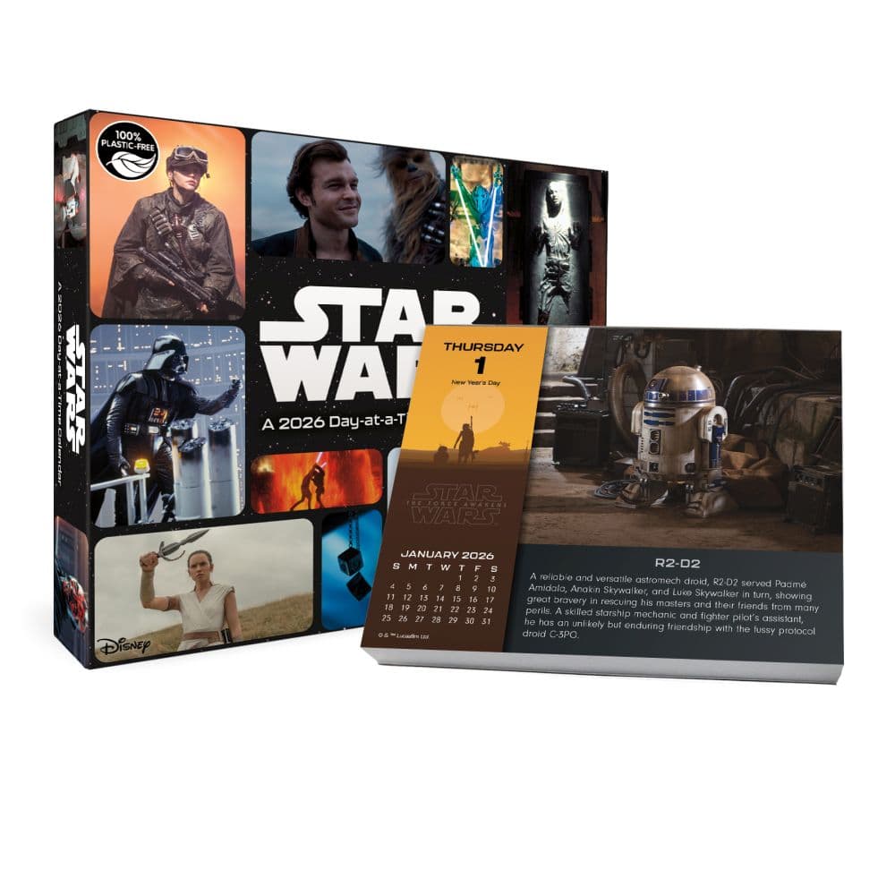 Star Wars 2026 Desk Calendar Main Product Image