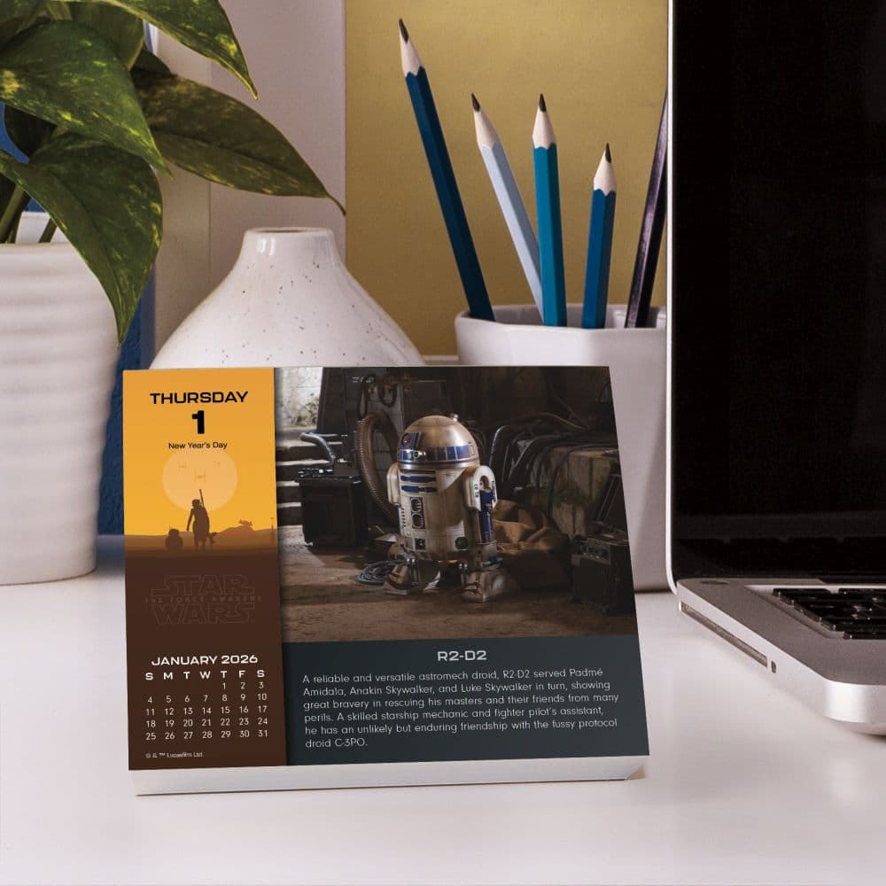 Star Wars 2026 Desk Calendar Eighth Alternate Image