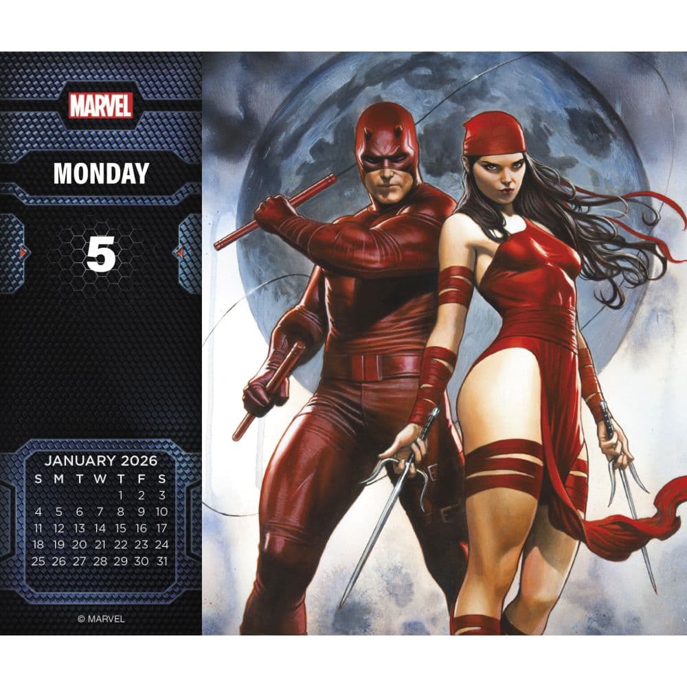Marvel History 2026 Desk Calendar Fifth Alternate Image