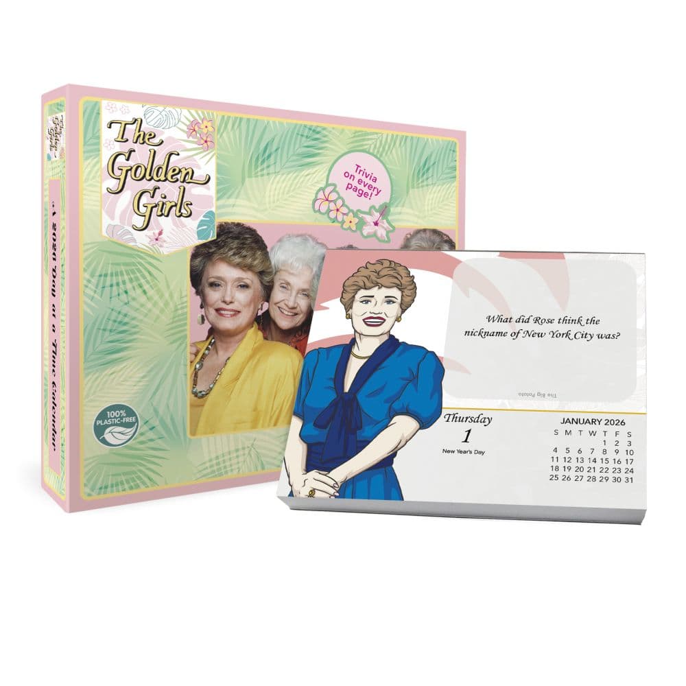 Golden Girls 2026 Desk Calendar Main Product Image