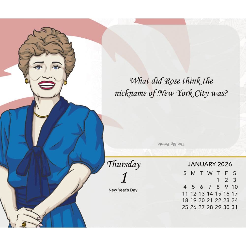 Golden Girls 2026 Desk Calendar Second Alternate Image
