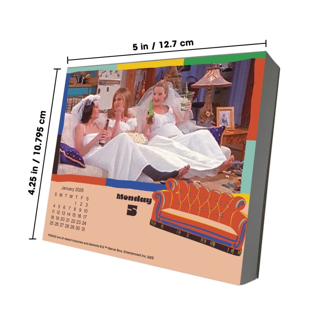 Friends 2026 Desk Calendar Ninth Alternate Image
