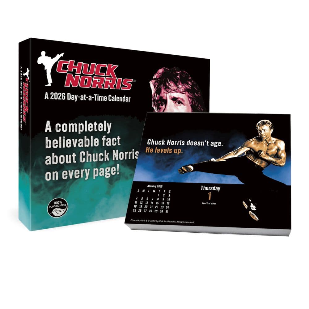 Chuck Norris 2026 Desk Calendar Main Product Image