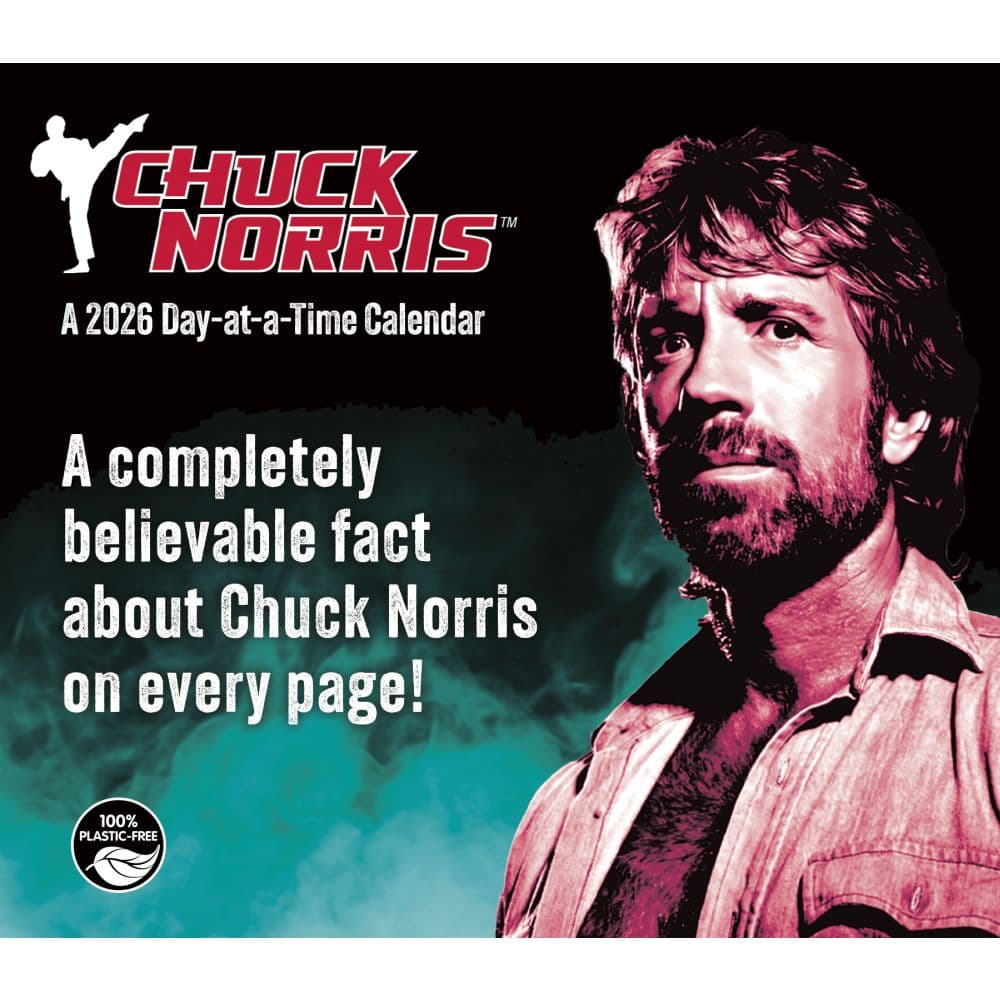 Chuck Norris 2026 Desk Calendar Sixth Alternate Image