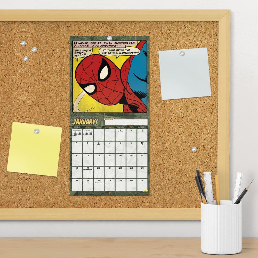 Marvel Comics 2026 Mini Wall Calendar Fourth Alternate Image