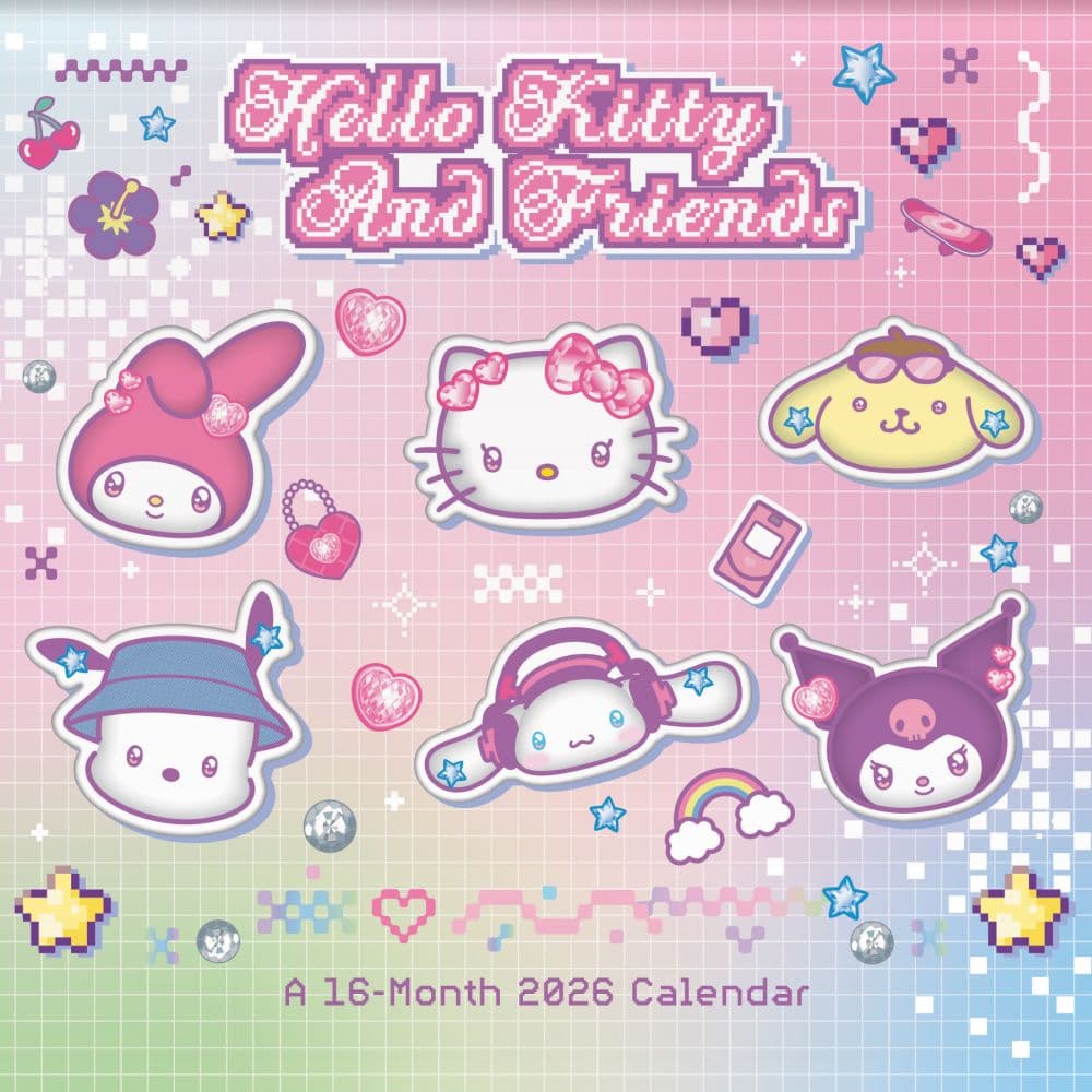 Hello Kitty 2026 Mini Wall CalendarMain Product Image