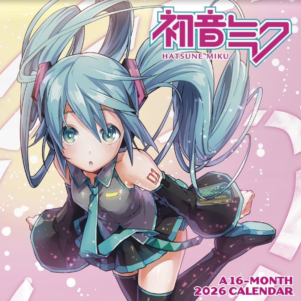 Hatsune Miku 2026 Mini Wall Calendar