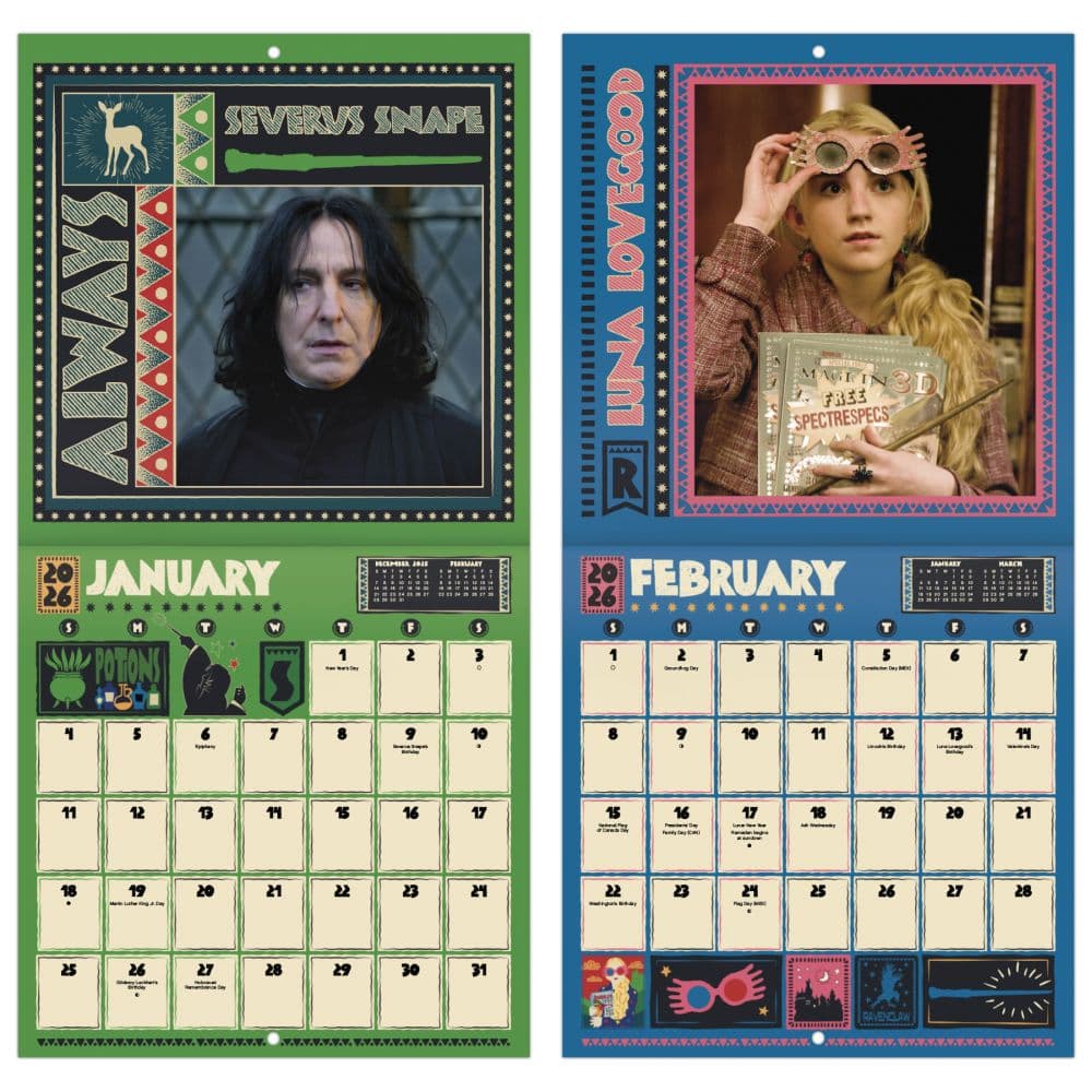 Harry Potter 2026 Mini Wall Calendar Fifth Alternate Image