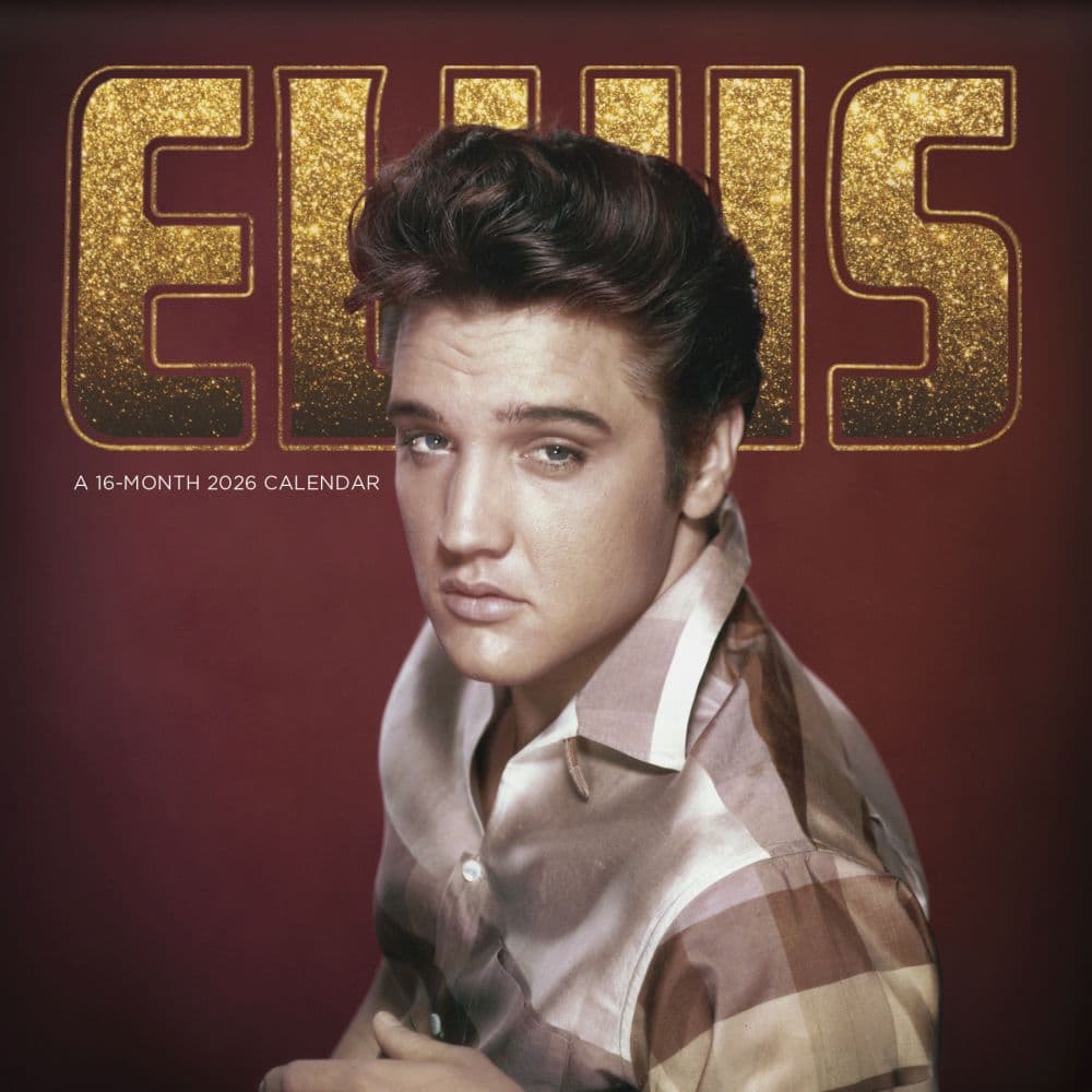 Elvis 2026 Mini Wall Calendar Main Product Image